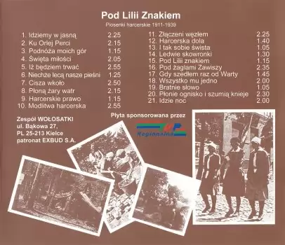 Pod Lilii znakiem. Piosenki harcerskie 1911-1939 (2000)