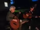 Pożegnalne ognisko u Antka Piekło. Jutro opuszczamy Bieszczady, ale nie na długo. Podczas ogniska pograł z nami na gitarce Romek Ziobro, który był jednym z gości.