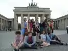 Berlin - przed Bramą Brandenburską