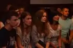 Koncert w Huculskiej, Wołosate, 8.08.2014. Autor jednego z tekstów piosenek na naszym koncercie