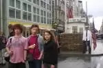 Michał, Tomek i Ola - Berlin /stara granica/