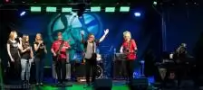 Koncert zespołu Skaldowie w Pałacyku Zielińskiego w Kielcach. Śpiewaliśmy w chórkach